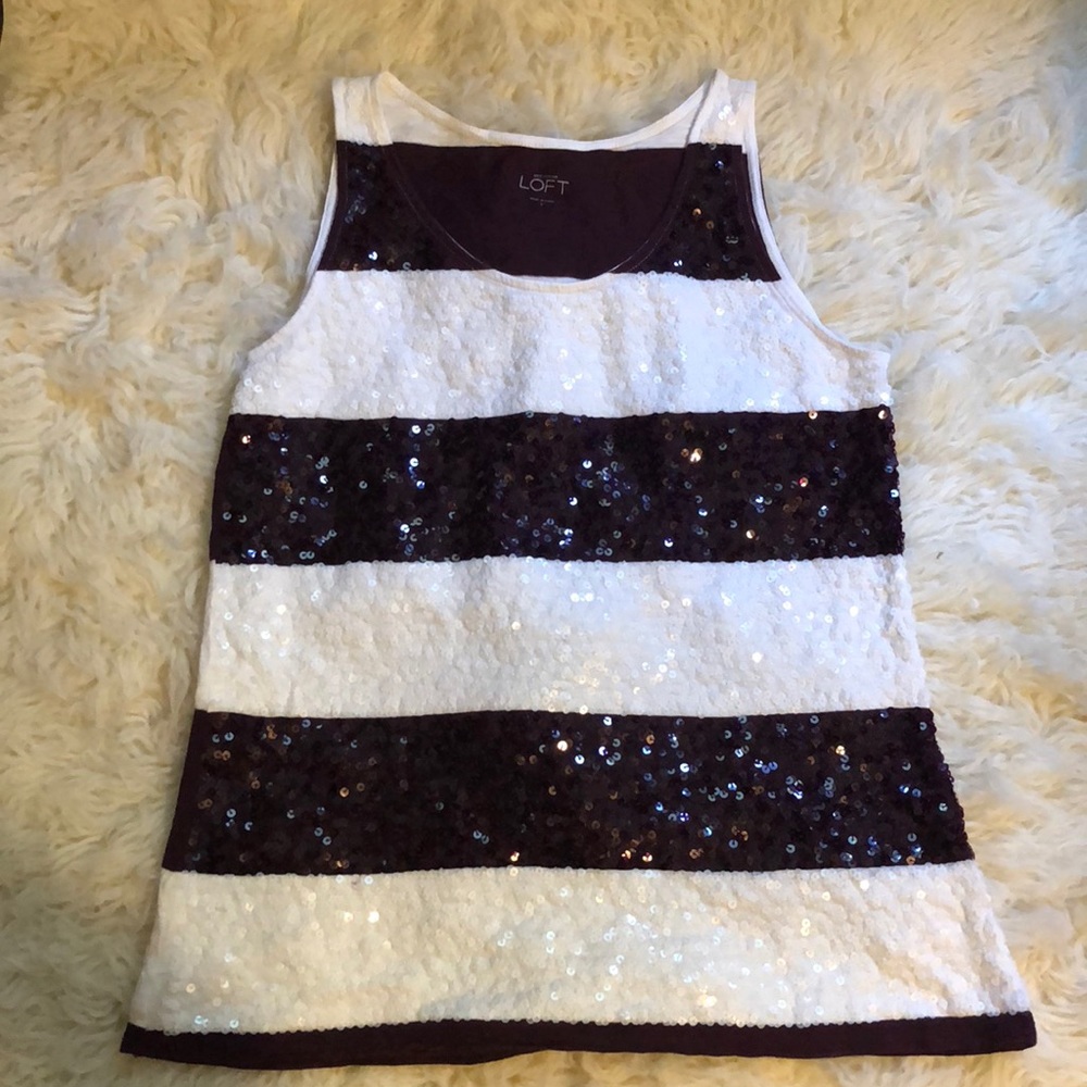 Loft Sequins Tank Top
